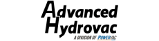 Advanced Hydrovac, a division of Remington, black logo on a white background.